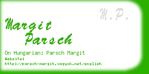 margit parsch business card